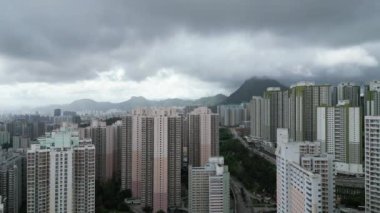 Hong Kong - 20 Temmuz 2024 Sau Mau Ping Kwun Tong gündüz görüşü