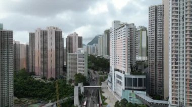 Hong Kong - 20 Temmuz 2024 Sau Mau Ping Kwun Tong gündüz görüşü