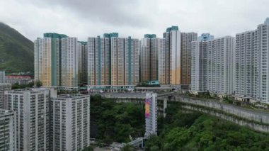 Hong Kong - 20 Temmuz 2024: Anderson Yolu 'nda Gündüz Görünümü