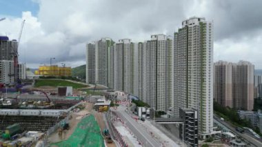 Hong Kong - 20 Temmuz 2024: Anderson Yolu 'nda Gündüz Görünümü