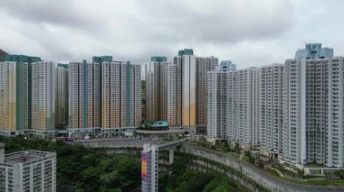 Hong Kong - 20 Temmuz 2024: Anderson Yolu 'nda Gündüz Görünümü