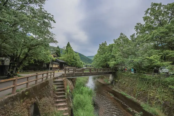 stock image May 15 2024 Tranquil Riverside in Yufuin, A Serene Escape from Nagasaki