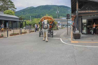 May 15 2024 Yufuincho Street, Charming Strolls in Nagasaki Countryside Enclave clipart