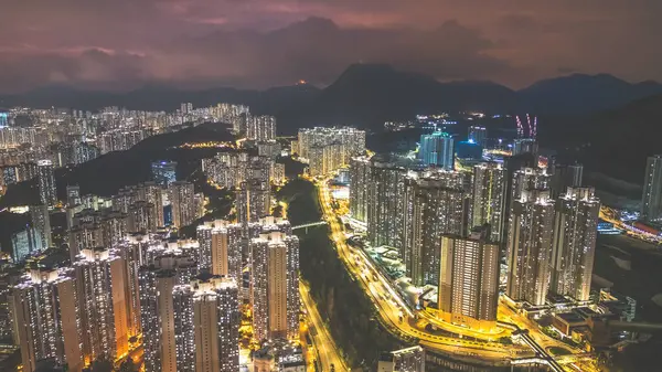 stock image kwun tong district, architecture public housing estate at Sau Mau Ping July 24 2024