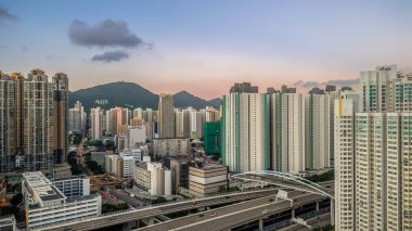 Kowloon, Hong Kong Nam Cheong yerleşim bölgesi 3 Ağustos 2021