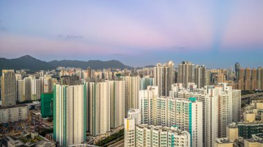 Kowloon, Hong Kong Nam Cheong yerleşim bölgesi 3 Ağustos 2021