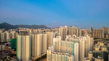 Kowloon, Hong Kong Nam Cheong yerleşim bölgesi 3 Ağustos 2021