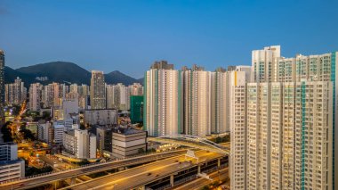 Kowloon, Hong Kong Nam Cheong yerleşim bölgesi 3 Ağustos 2021