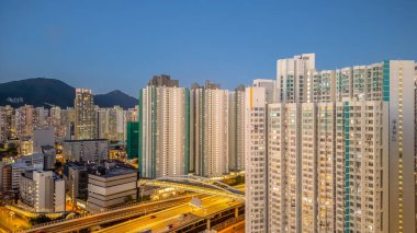 Kowloon, Hong Kong Nam Cheong yerleşim bölgesi 3 Ağustos 2021