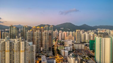 Kowloon, Hong Kong Nam Cheong yerleşim bölgesi 3 Ağustos 2021