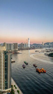 Kowloon, Hong Kong Nam Cheong yerleşim bölgesi 3 Ağustos 2021