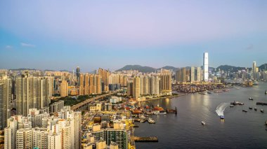 Kowloon, Hong Kong Nam Cheong yerleşim bölgesi 3 Ağustos 2021