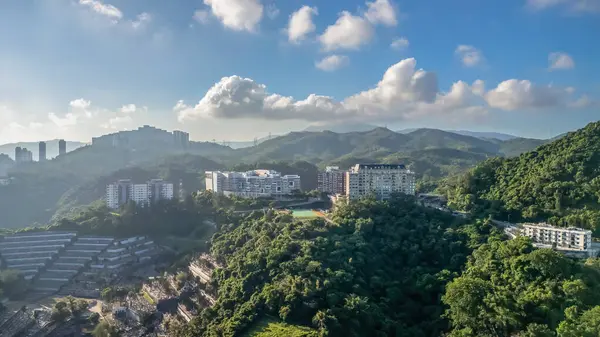 stock image a Kowloon in Hong Kong from Eagle Nest Aug 3 2024