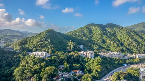 stock image a Kowloon in Hong Kong from Eagle Nest Aug 3 2024