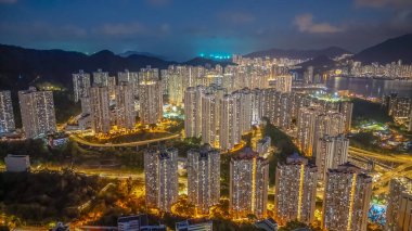 Kwun Tong bölgesi, Sau Mau Ping 2 2021 'deki kamu konutları mimarisi.