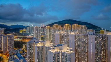 Kwun Tong bölgesi, Sau Mau Ping 2 2024 'deki kamu konutları mimarisi.