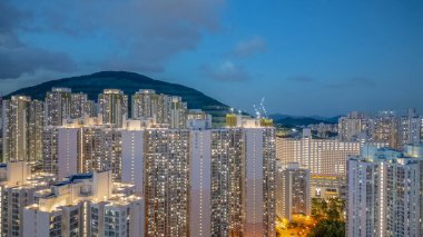 Kwun Tong bölgesi, Sau Mau Ping 2 2024 'deki kamu konutları mimarisi.