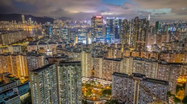 2 Ağustos 2024 Kwun Tong bölgesindeki yerleşim bölgesi.