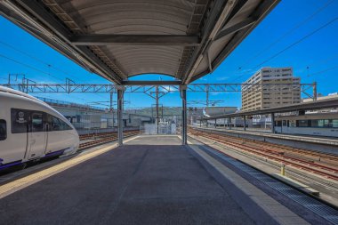 May 13 2024 the Sasebo station in Nagasaki Prefecture, Japan clipart