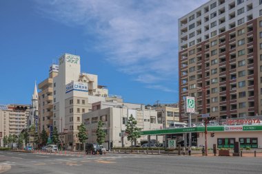 13 Mayıs 2024 Sasebo şehrinin modern mimari harikaları.