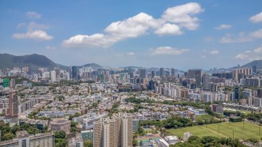 Kowloon, 9 Ağustos 2024 Alacakaranlıkta, Shek Kip Mei, Hong Kong