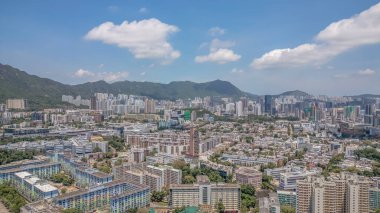 Kowloon, 9 Ağustos 2024 Alacakaranlıkta, Shek Kip Mei, Hong Kong