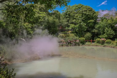 Oita, Japonya, Shiraike Jigoku Beppu Jigoku Meguri 'de 16 Mayıs 2024