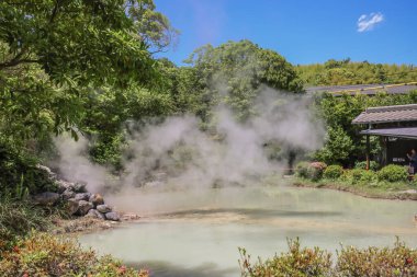 Oita, Japonya, Shiraike Jigoku Beppu Jigoku Meguri 'de 16 Mayıs 2024