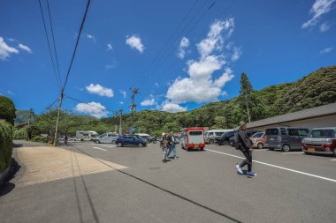 Oita, Japonya, Shiraike Jigoku Beppu Jigoku Meguri 'de 16 Mayıs 2024