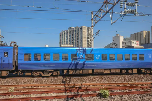 stock image May 16 2024 JR Kyushu 883 Series Sonic Limited Express train