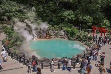 Umi Jigoku, Beppu's Captivating Sea Hell Geothermal Wonderland May 16 2024 clipart