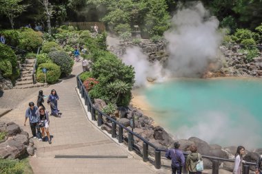 Umi Jigoku, Beppu's Captivating Sea Hell Geothermal Wonderland May 16 2024 clipart