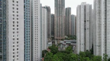 Hong Kong - 18 Ağustos 2024: Tseung Kwan O, HK 'nin özel konutları