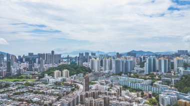 bir şehir silueti Kowloon Tong, Hong Kong