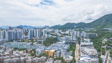 bir şehir silueti Kowloon Tong, Hong Kong