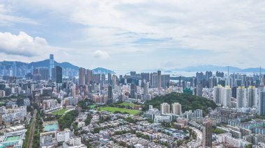 bir şehir silueti Kowloon Tong, Hong Kong