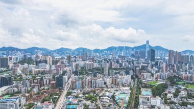 bir şehir silueti Kowloon Tong, Hong Kong