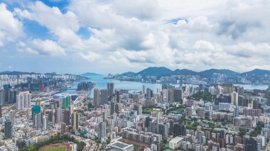 bir şehir silueti Kowloon Tong, Hong Kong