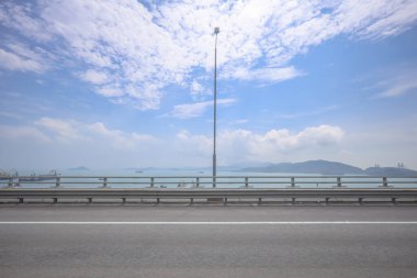 Hong Kong, 23 Ağustos 2024 Kuzey Lantau Otoyolu.