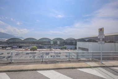 Hong Kong, 23 Ağustos 2024 Kuzey Lantau Otoyolu.