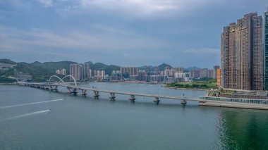 Hong Kong Koyu 'ndaki geçiş bölümü. 26 Ağustos 2024.