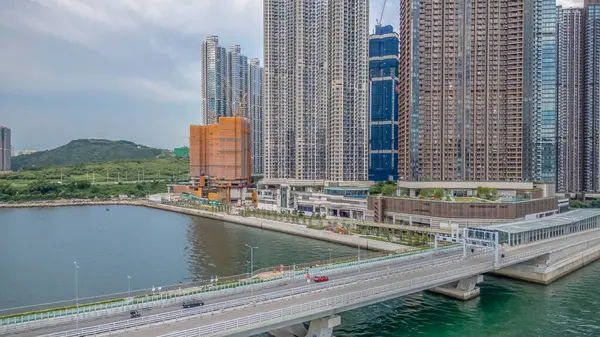 stock image the cross bay link at TKO bay Hong kong Aug 26 2024