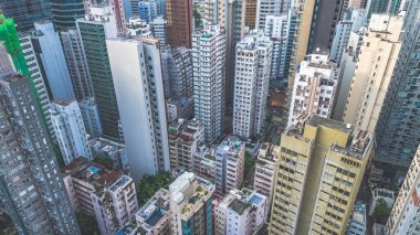 24 Ağustos 2024 Hong Kong apartmanları şehir planında, wan chai