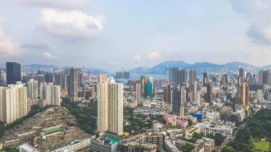 Hong Kong 'un Kowloon şehri 29 Ağustos 2024