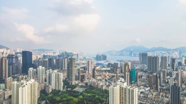 Hong Kong 'un Kowloon şehri 29 Ağustos 2024