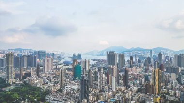 Hong Kong 'un Kowloon şehri 29 Ağustos 2024