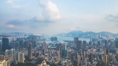 Hong Kong 'un Kowloon şehri 29 Ağustos 2024