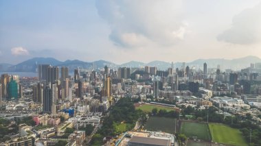 Hong Kong 'un Kowloon şehri 29 Ağustos 2024