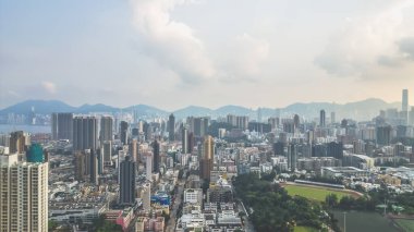 Hong Kong 'un Kowloon şehri 29 Ağustos 2024