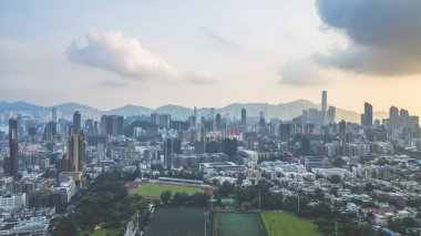 Hong Kong 'un Kowloon şehri 29 Ağustos 2024